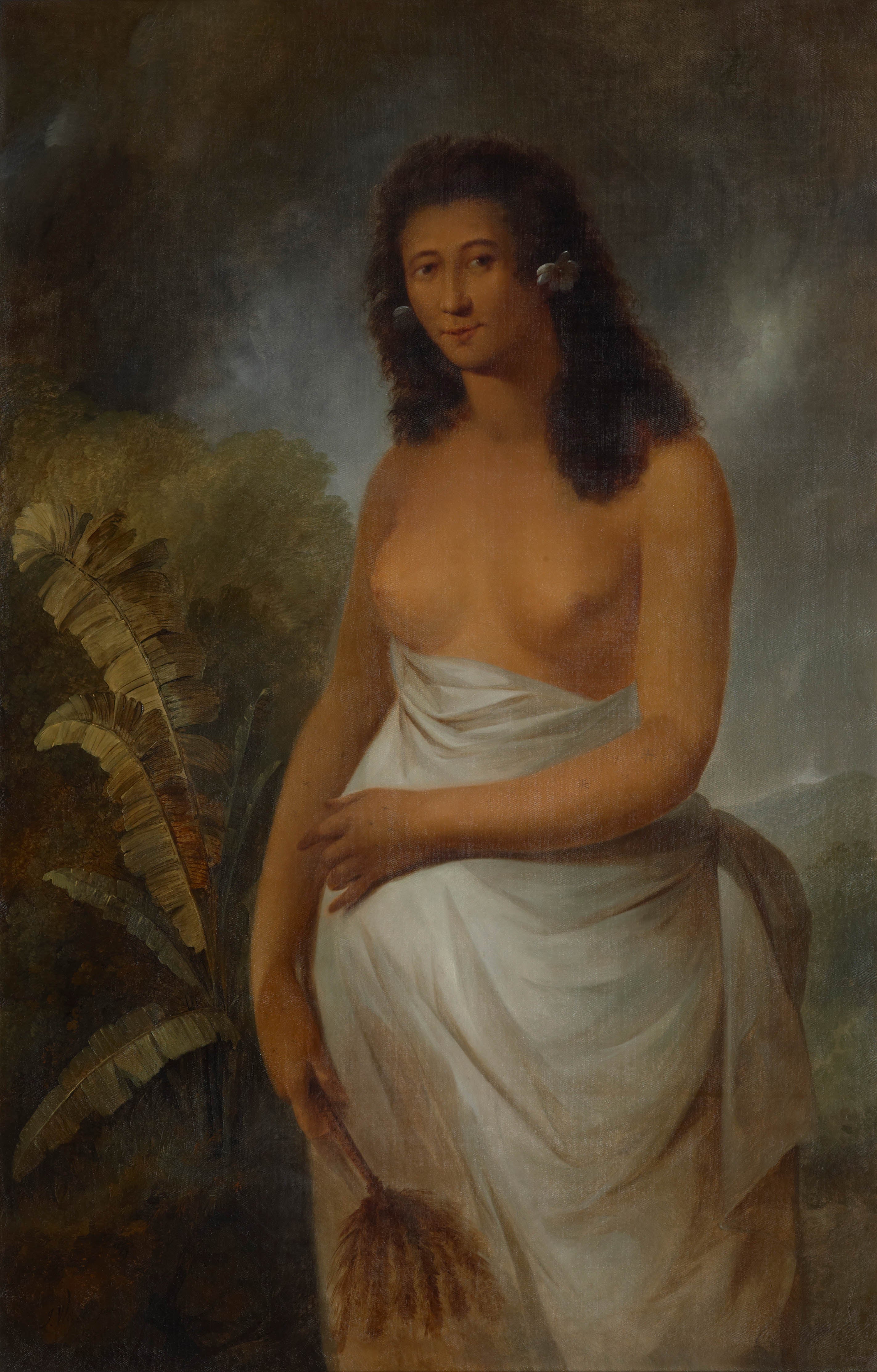 John Webber, 1785 - Poedua (Poetua), daughter of Oreo, chief of Ulaiet –  Artprinta