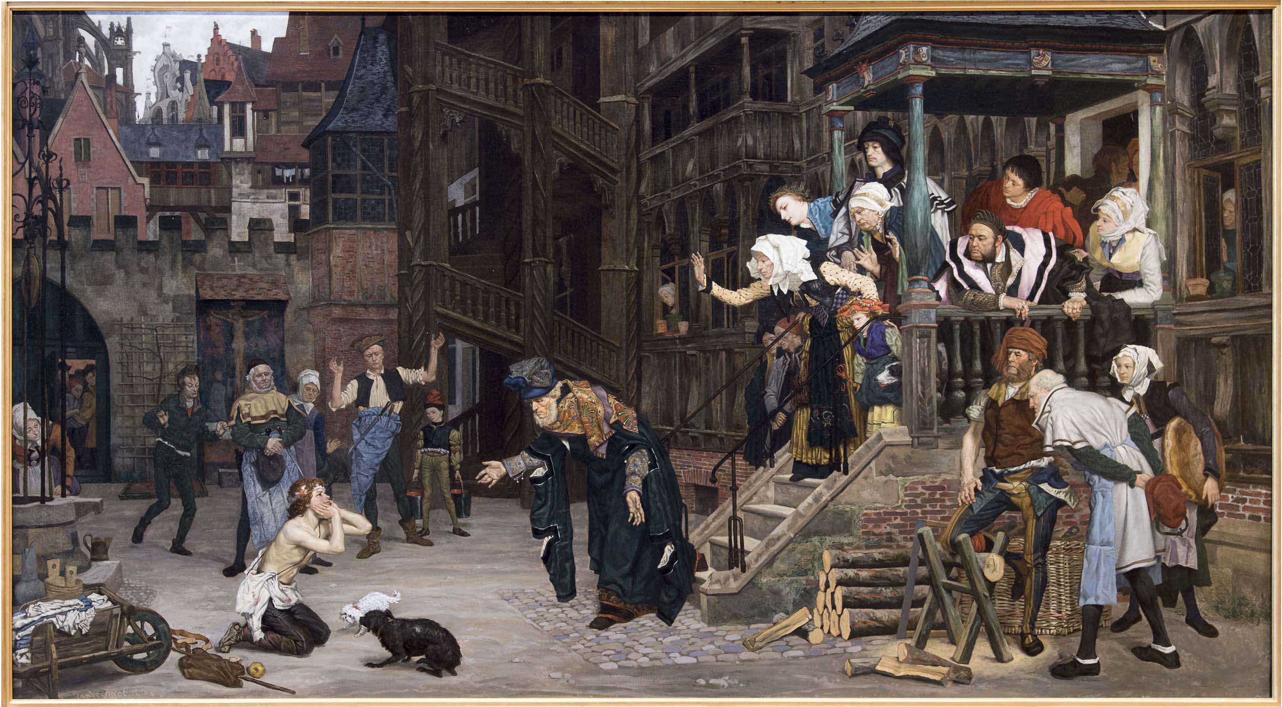 James Jacques Joseph Tissot 1862 The return of the prodigal son