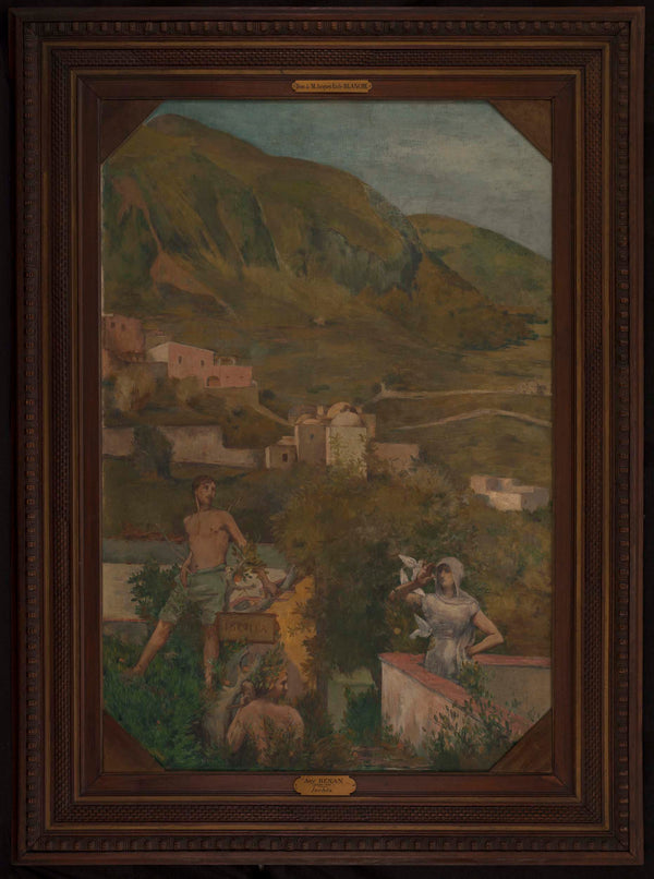 ary-cornelis-renan-1879-ischia-antique-scene-art-print-fine-art-reproduction-wall-art