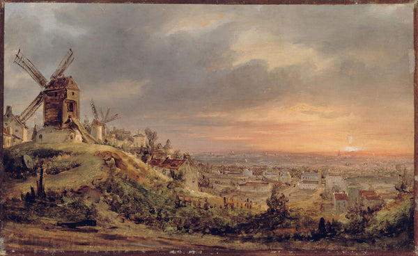 louis-jacques-mande-daguerre-1830-paris-seen-from-montmartre-art-print-fine-art-reproduction-wall-art