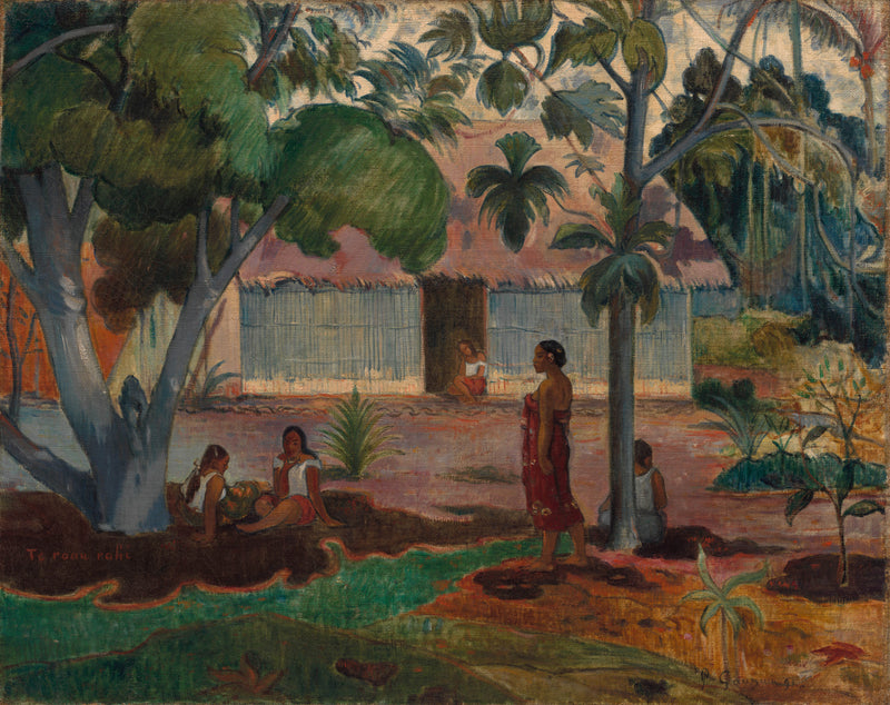 Artprinta – The fine 1891 Large Gauguin, Tree - Paul print - art