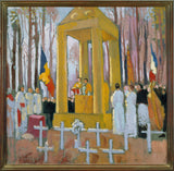 maurice-denis-1924-mass-at-the-grave-of-ernest-psichari-art-print-fine-art-reproduction-wall-art