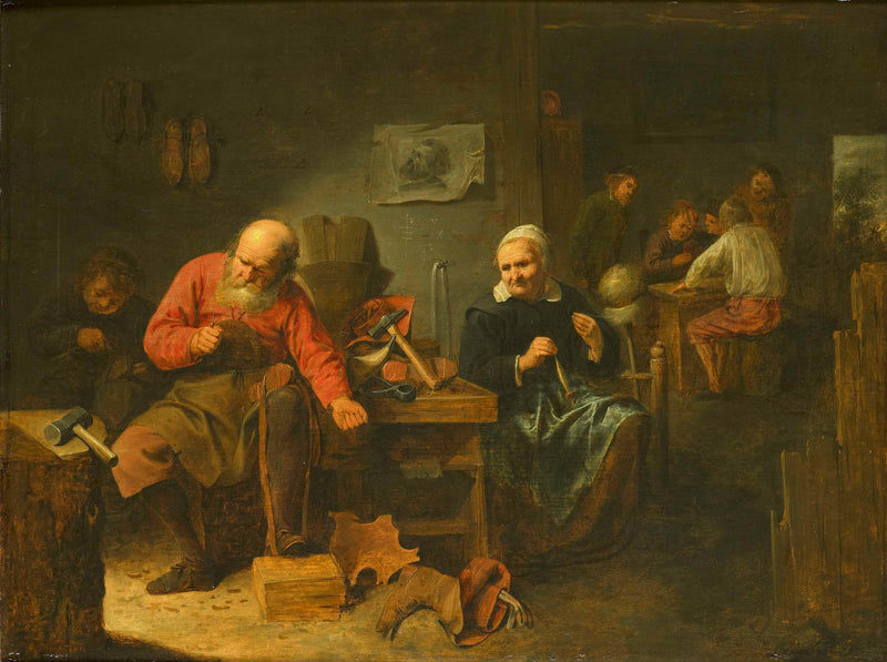 david-rijckaert-iii-1640-a-shoemakers-workshop-art-print-fine-art-reproduction-wall-art-id-a9glcz52w