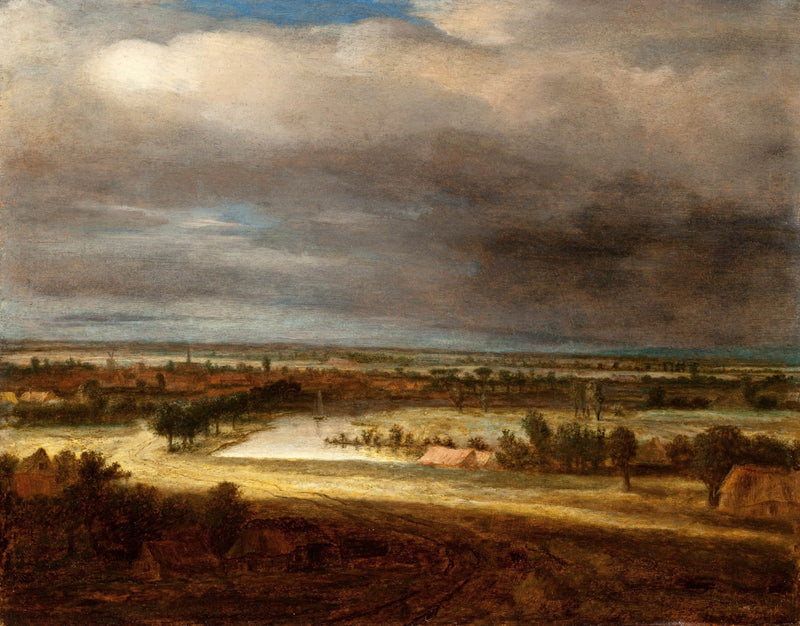 philip-de-koninck-1649-panoramic-landscape-with-a-village-art-print-fine-art-reproduction-wall-art-id-afclosfi0