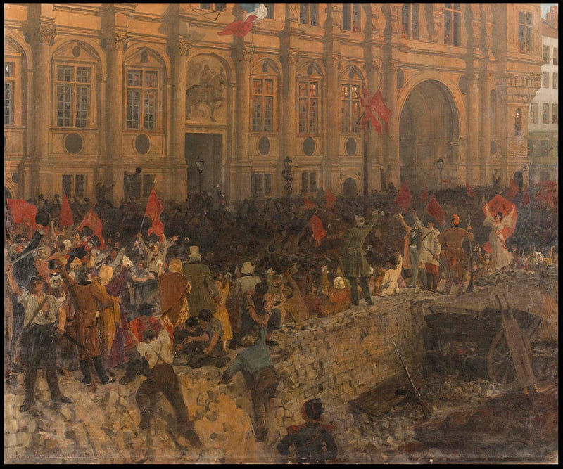 Jean-Paul Laurens, 1902 - Proclamation of the Republic 24 February 184 ...