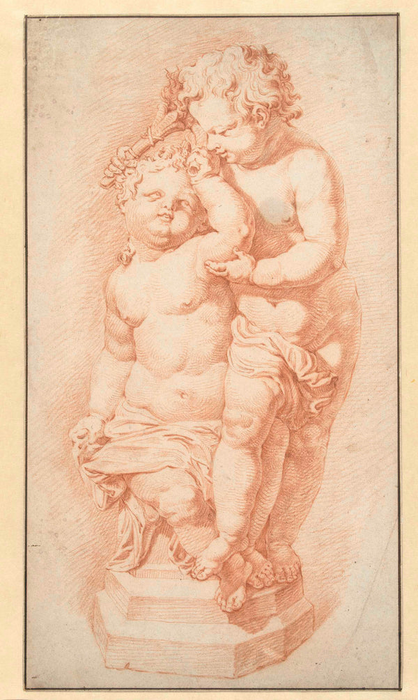 unknown-1600-statue-of-two-putti-with-a-torch-art-print-fine-art-reproduction-wall-art-id-afyvf59lk