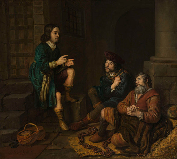 jan-victors-1648-joseph-interprets-the-dreams-of-the-baker-and-the-butler-art-print-fine-art-reproduction-wall-art-id-agin7wiim