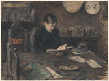 adolf-le-comte-1860-reading-woman-at-a-table-art-print-fine-art-reproduction-wall-art-id-ann258ckg