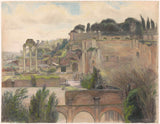 frans-smissaert-1872-view-of-the-roman-forum-and-the-palatine-hill-seen-from-art-print-fine-art-reproduction-wall-art-id-atztp8fw9
