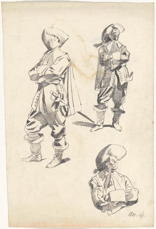 pieter-van-loon-1841-three-studies-of-a-soldier-art-print-fine-art-reproduction-wall-art-id-ax9d6gokp