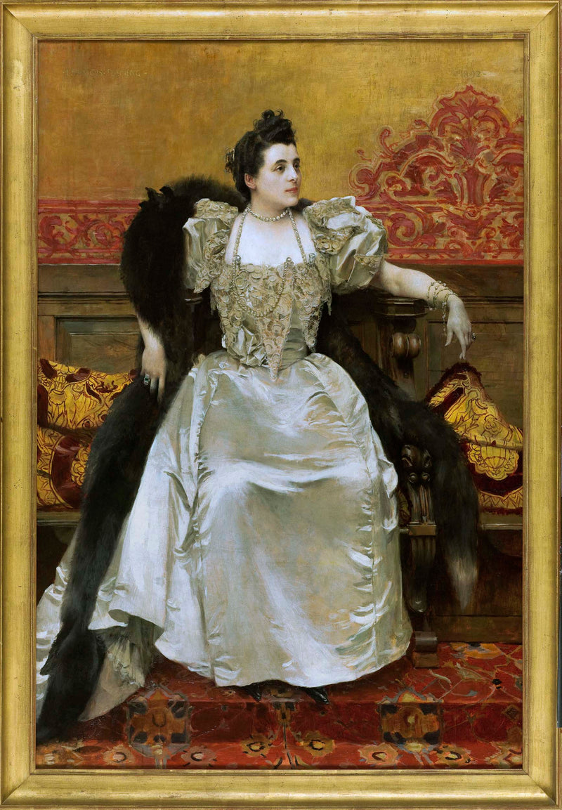 francois-flameng-1892-ms-gaston-menier-picture-art-print-fine-art-reproduction-wall-art