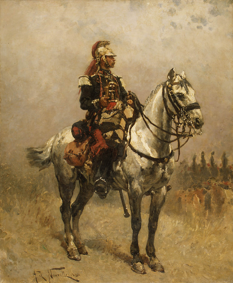 alphonse-marie-adolphe-de-neuville-1884-a-cavalryman-art-print-fine-art-reproduction-wall-art-id-ayiv2lhsh