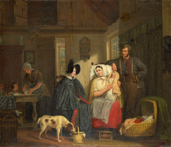 moritz-calisch-1835-visit-to-a-new-mother-art-print-fine-art-reproduction-wall-art-id-azfgcqnrl